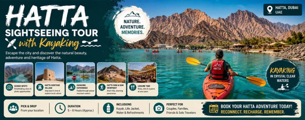Hatta Sightseeing Tour with kayaking