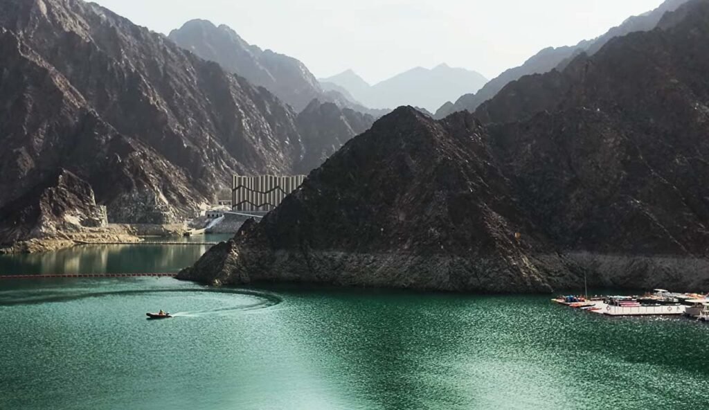 Kayaking at Hatta Dam near Hatta Museum